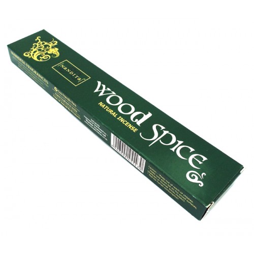 12x Nandita Wood Spice Natural Incense Sticks